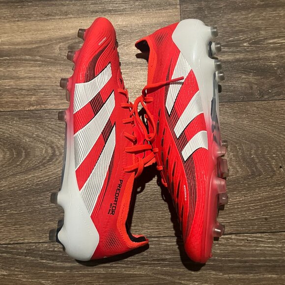 adidas Other - Adidas Predator Elite AG JH8896 Lucid Red White Core Black Soccer Cleats Size 9